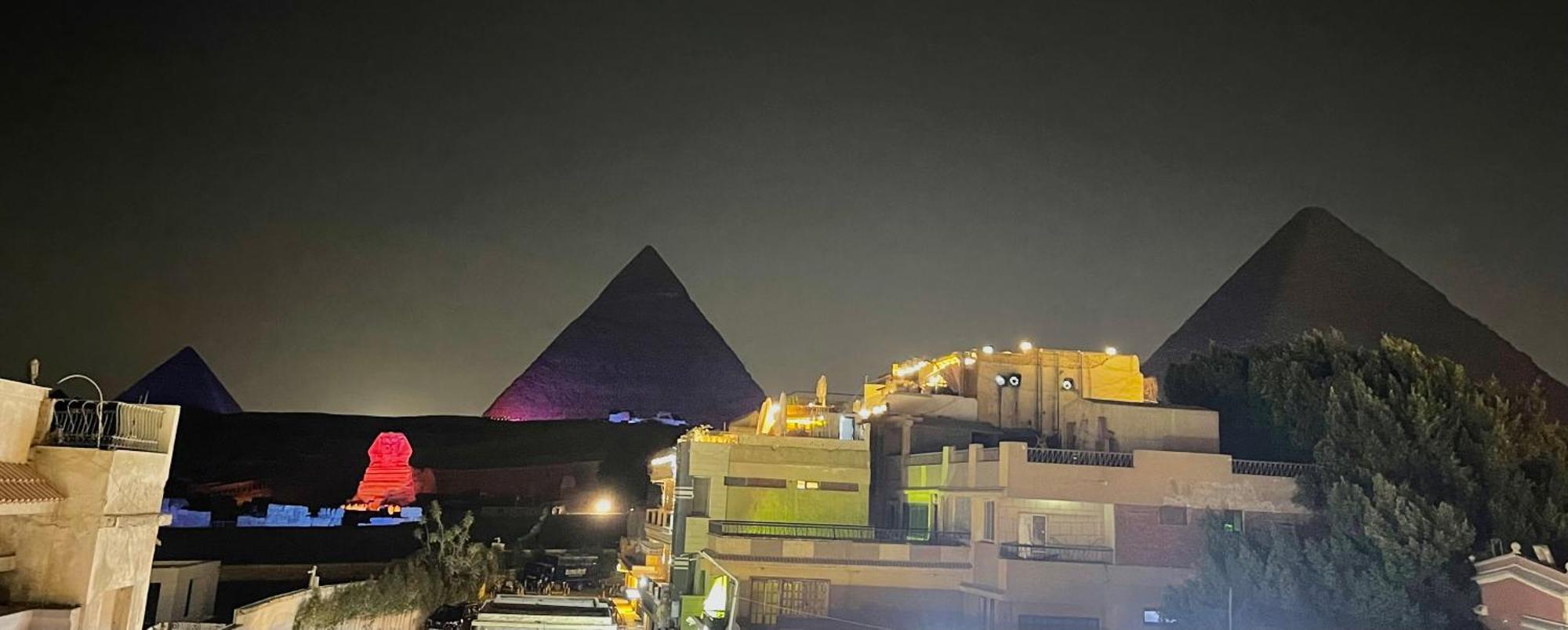 King Ali Pyramids View Inn Kafrat al Jabal Exterior foto