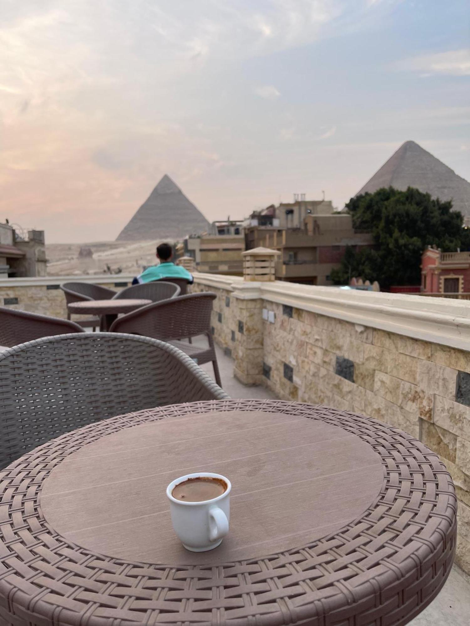 King Ali Pyramids View Inn Kafrat al Jabal Exterior foto